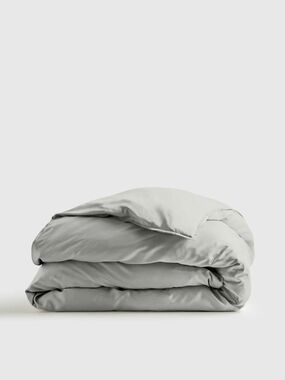 NEW Quince Bamboo Duvet Cover King, Color Eucalyptus